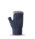 Fingerless Ultra Plush Knit Gloves