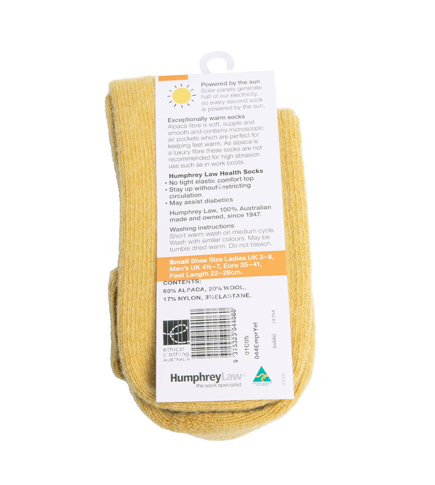 Humphrey Law Alpaca Wool Blend Health Sock
