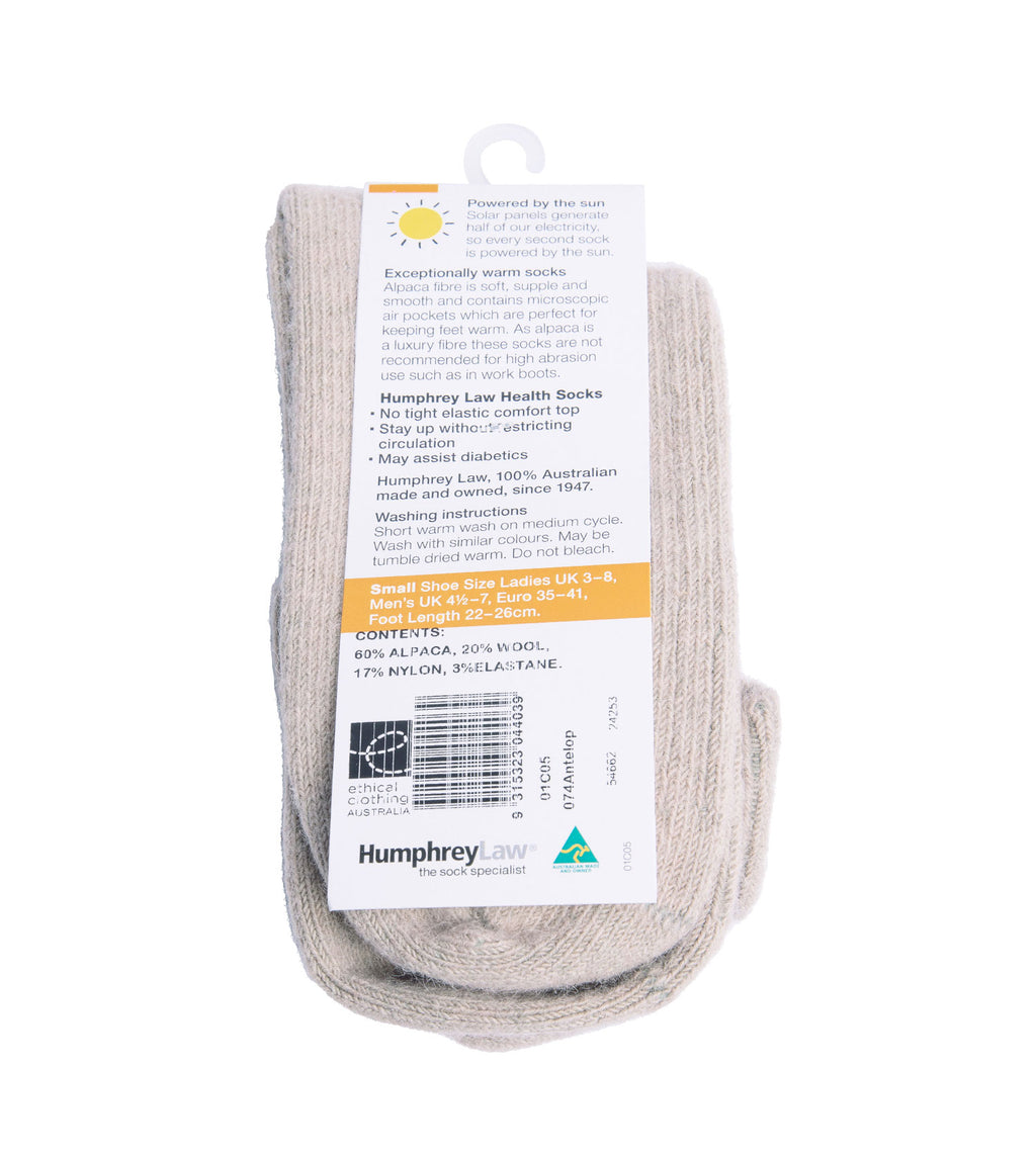 Humphrey Law Alpaca Wool Blend Health Sock