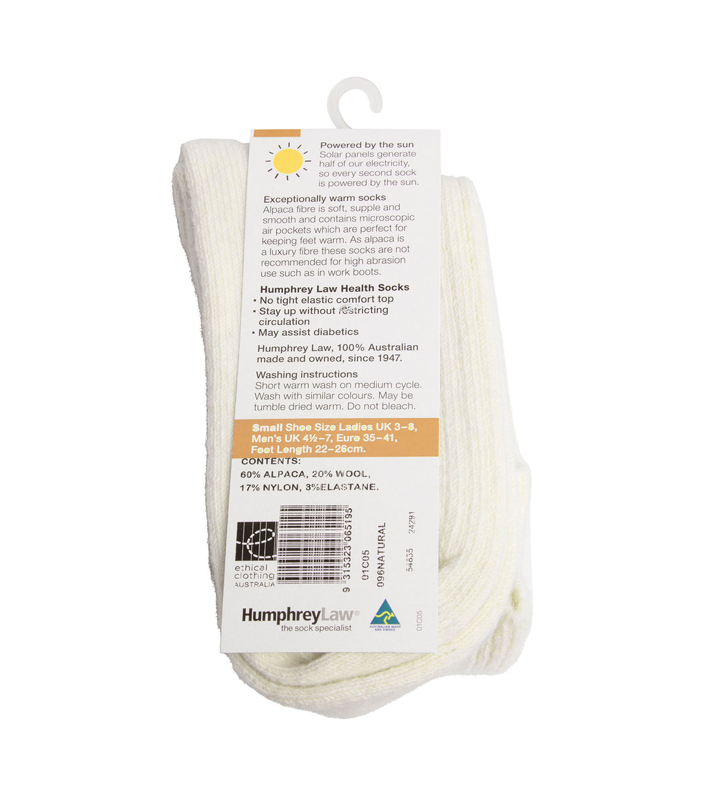 Humphrey Law Alpaca Wool Blend Health Sock