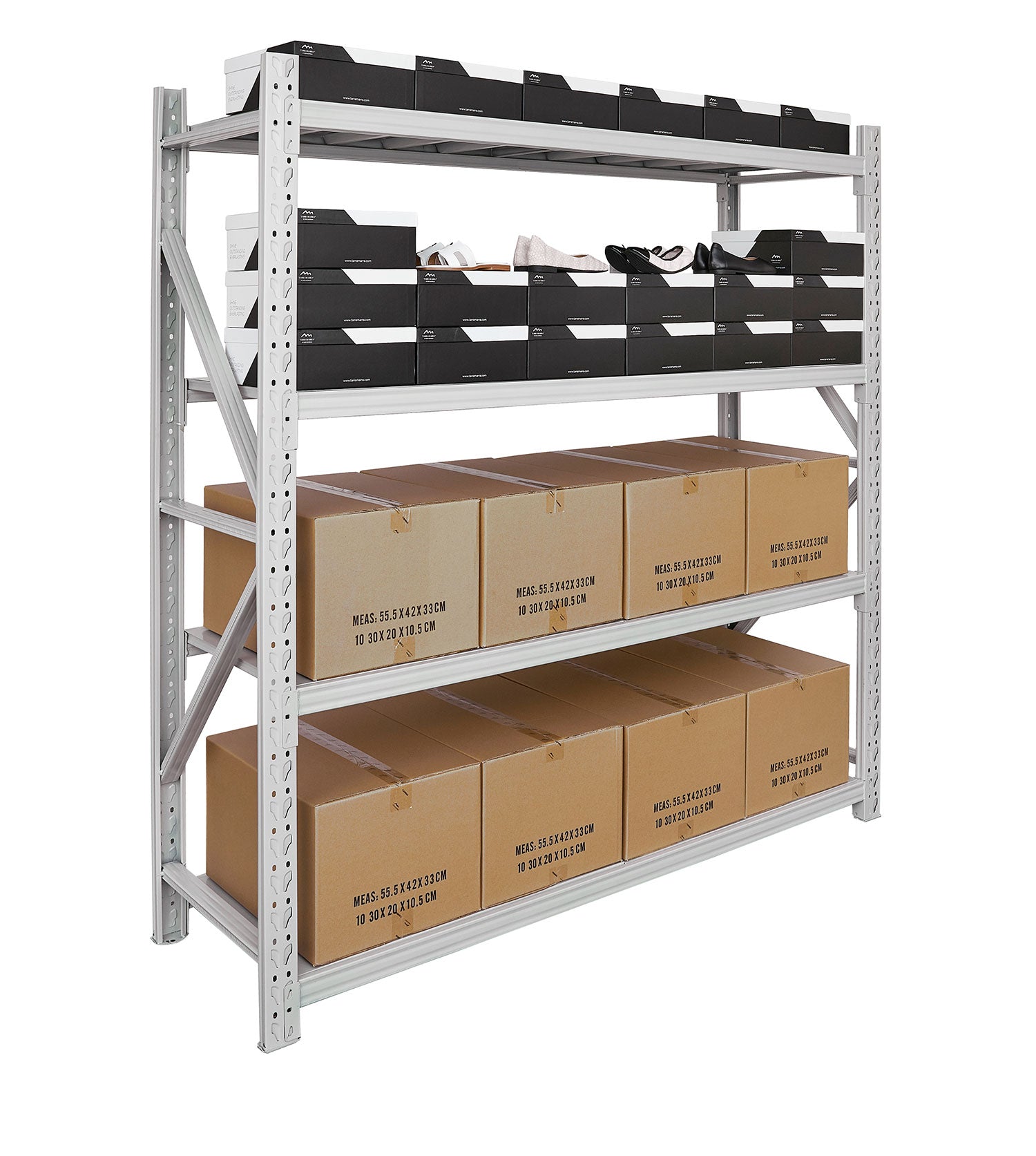 Oz Express Shelving Upright 200x60cm 2pc