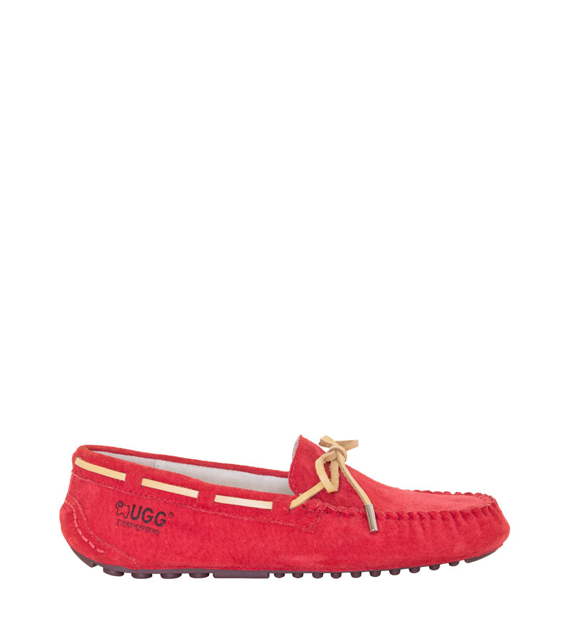 Special Lace rubber sole summer moccasin