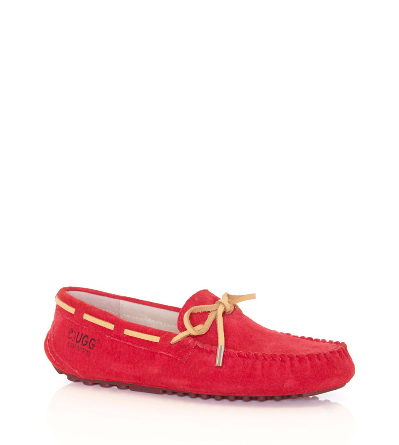Special Lace rubber sole summer moccasin
