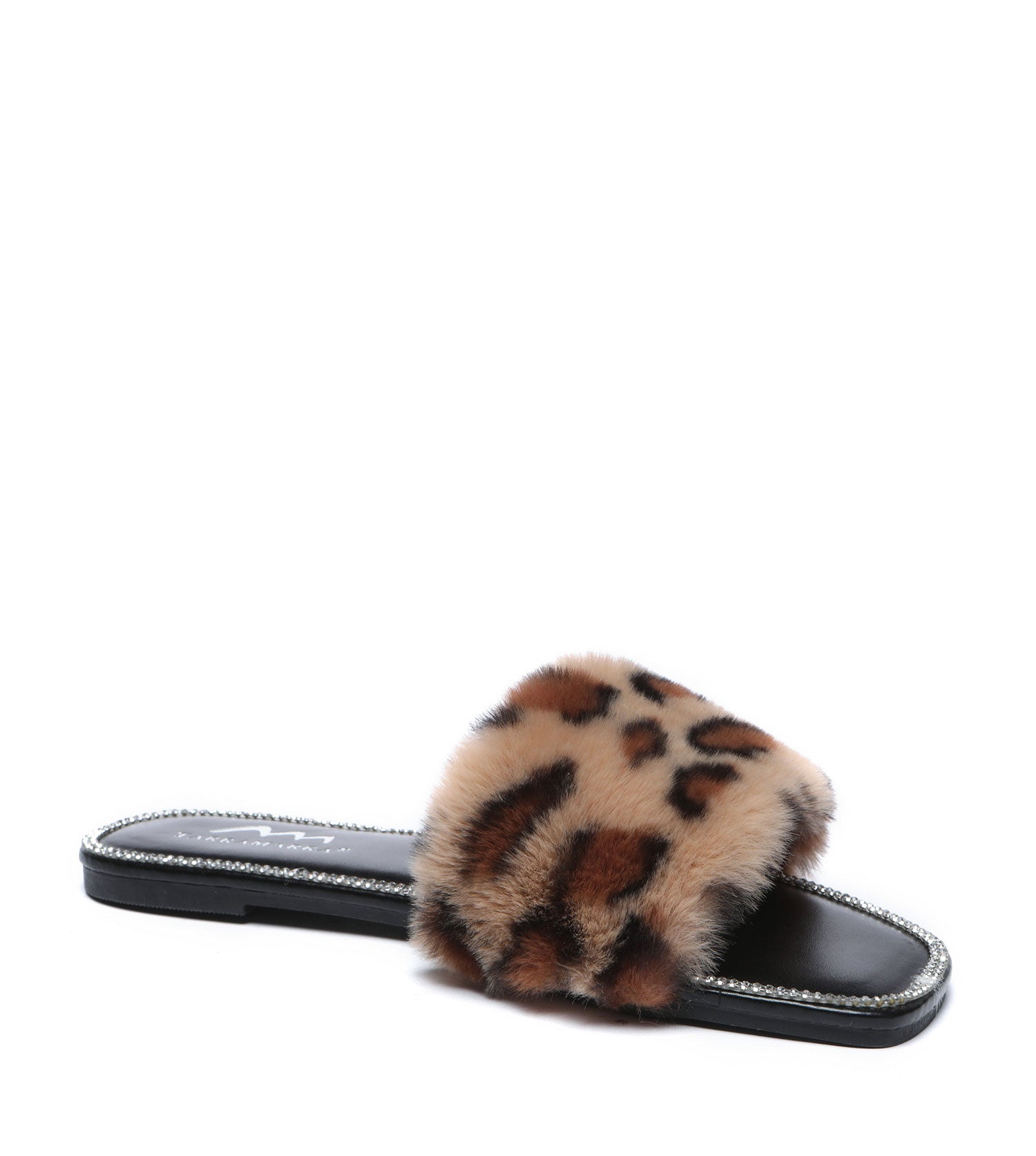 Fluffy Diamante Sandals
