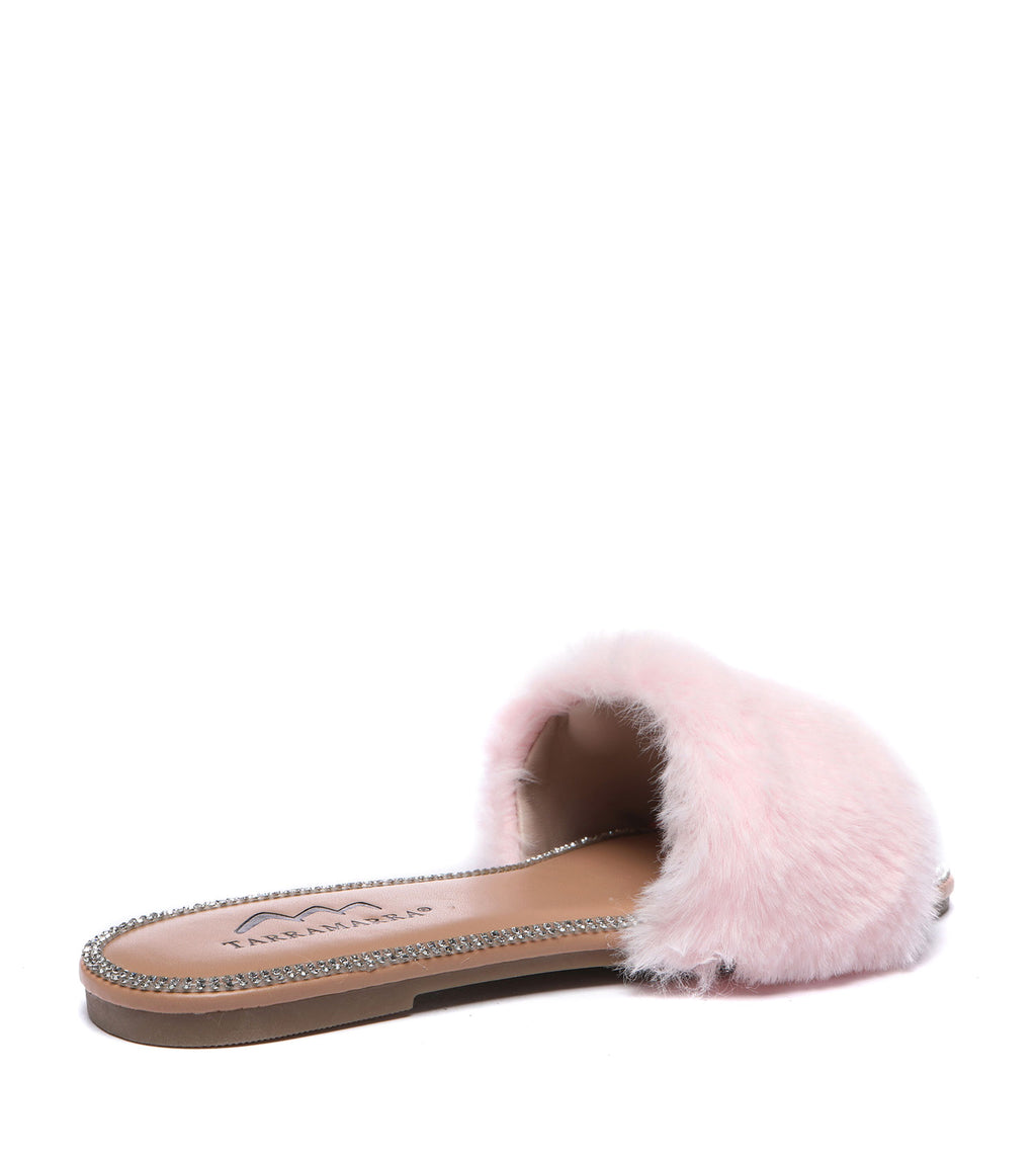Fluffy Diamante Sandals