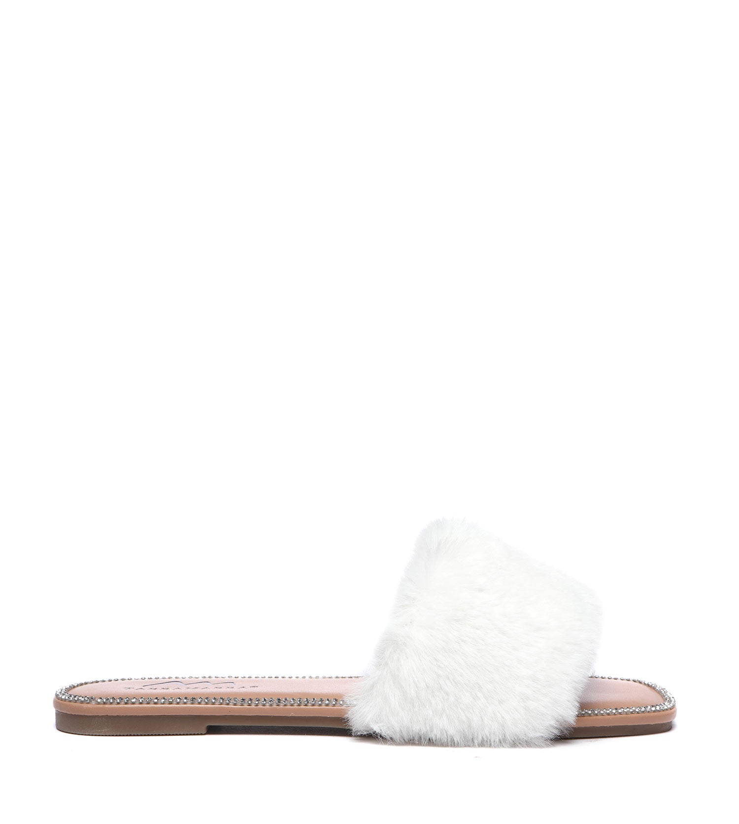 Fluffy Diamante Sandals