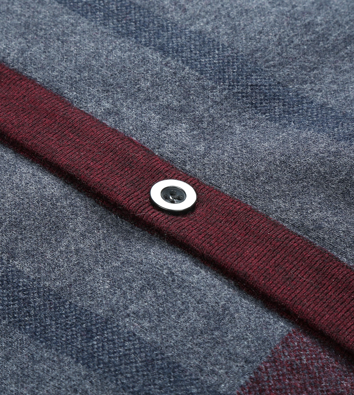 Plaid Knitted Wool Vest