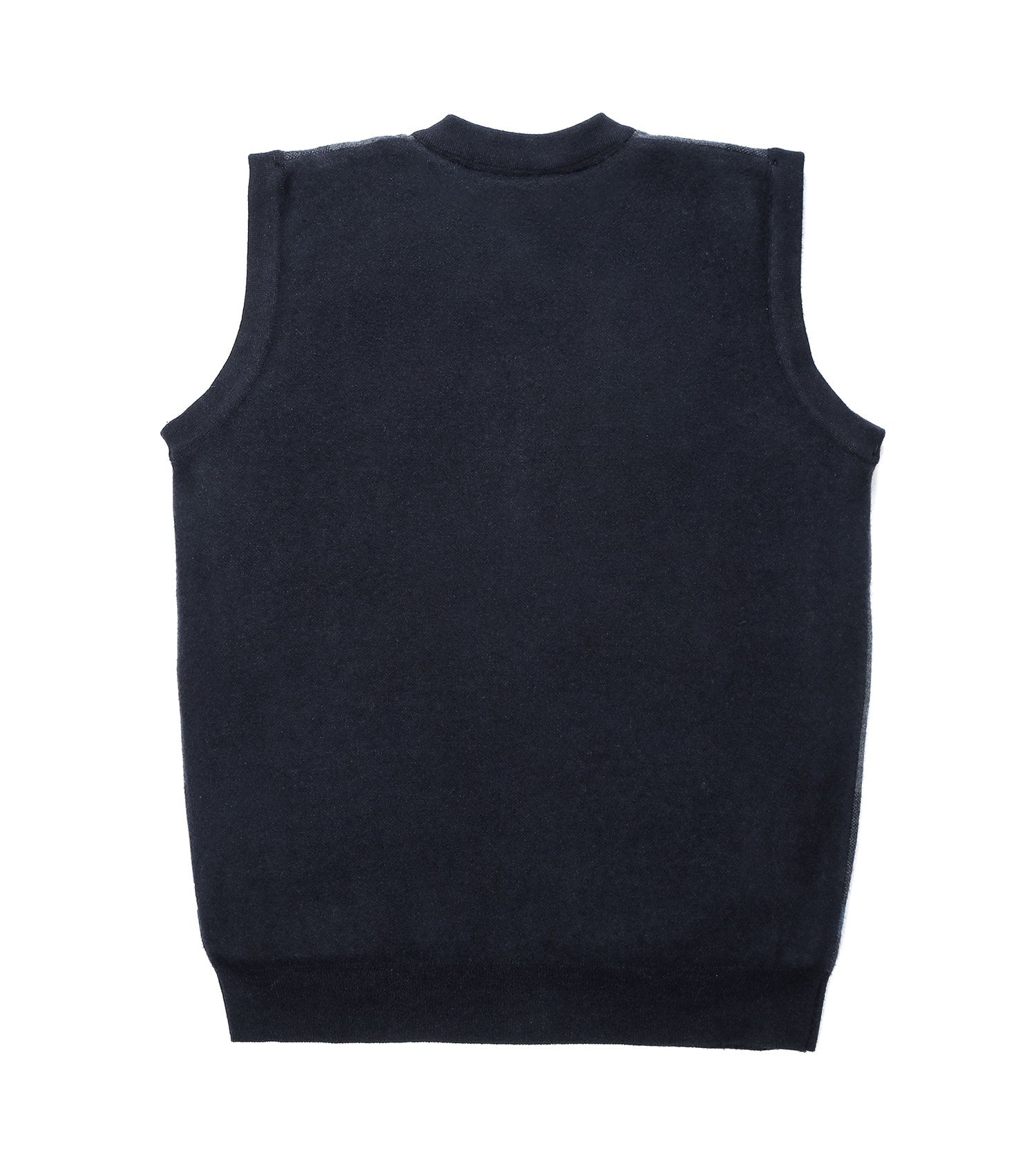 Plaid Knitted Wool Vest