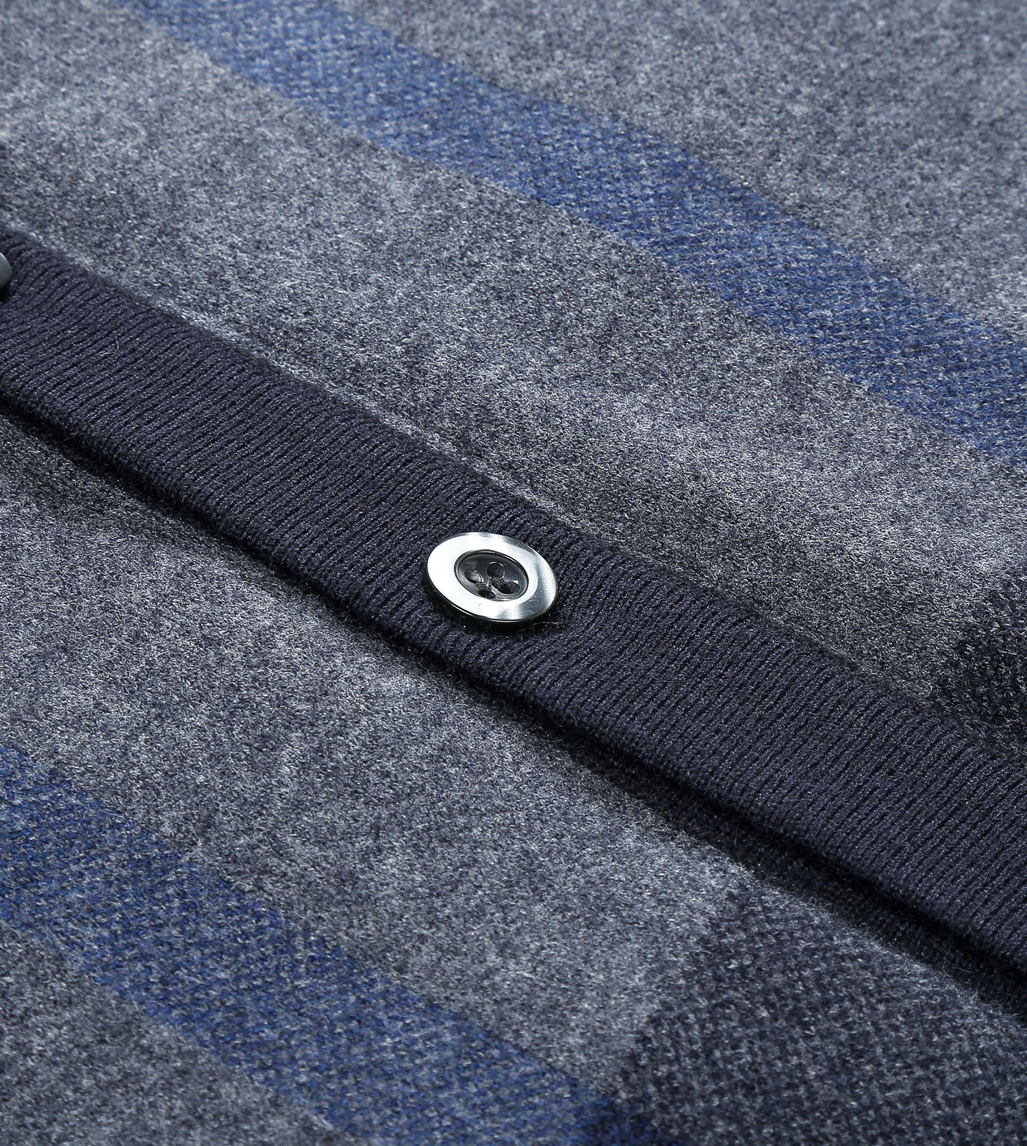 Plaid Knitted Wool Vest