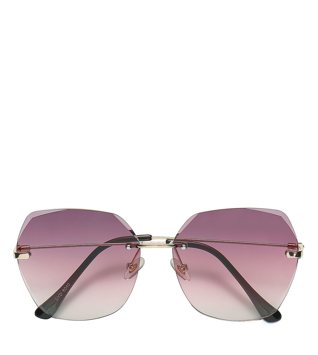 Rimless Sunglasses