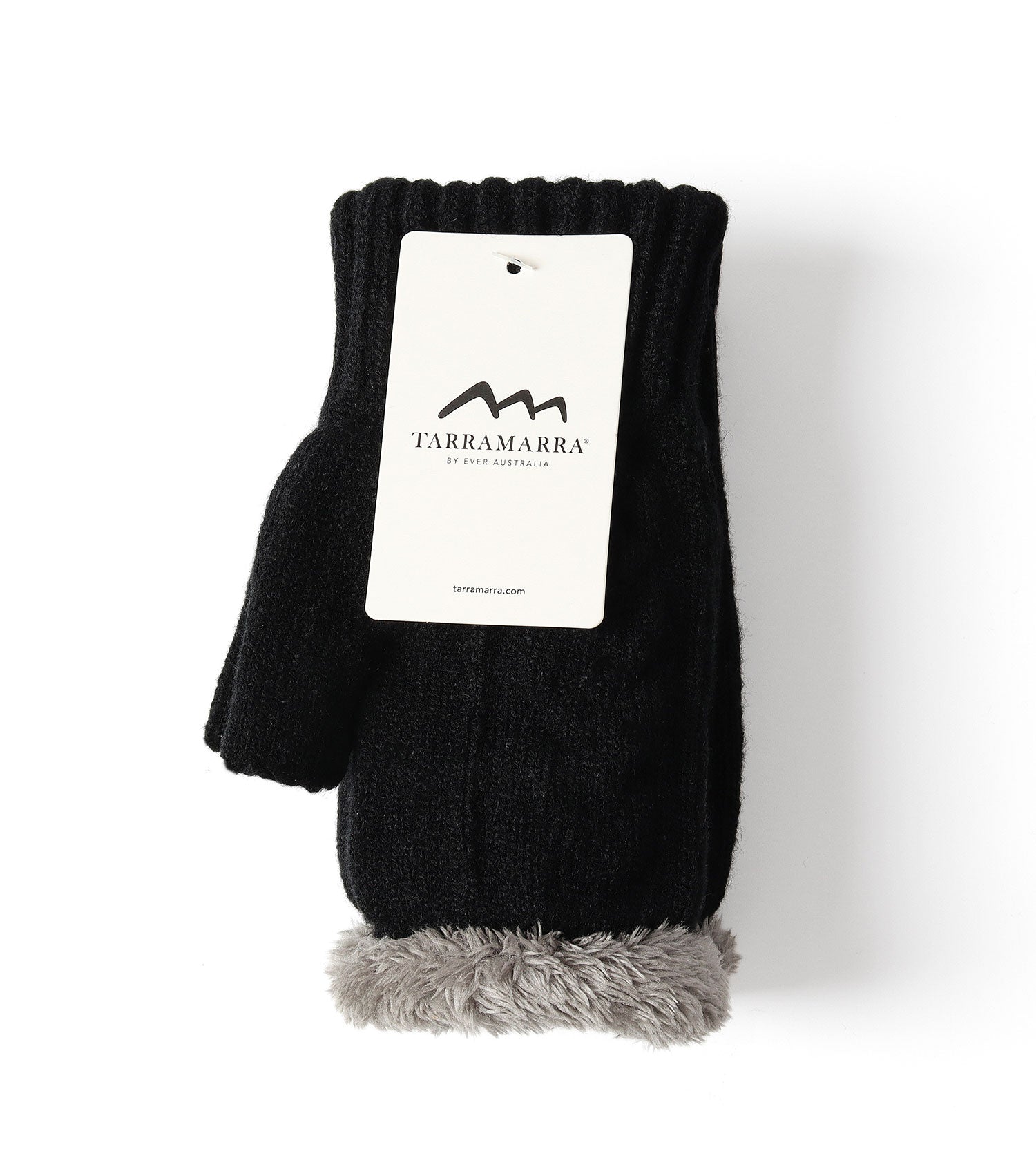 Fingerless Ultra Plush Knit Gloves