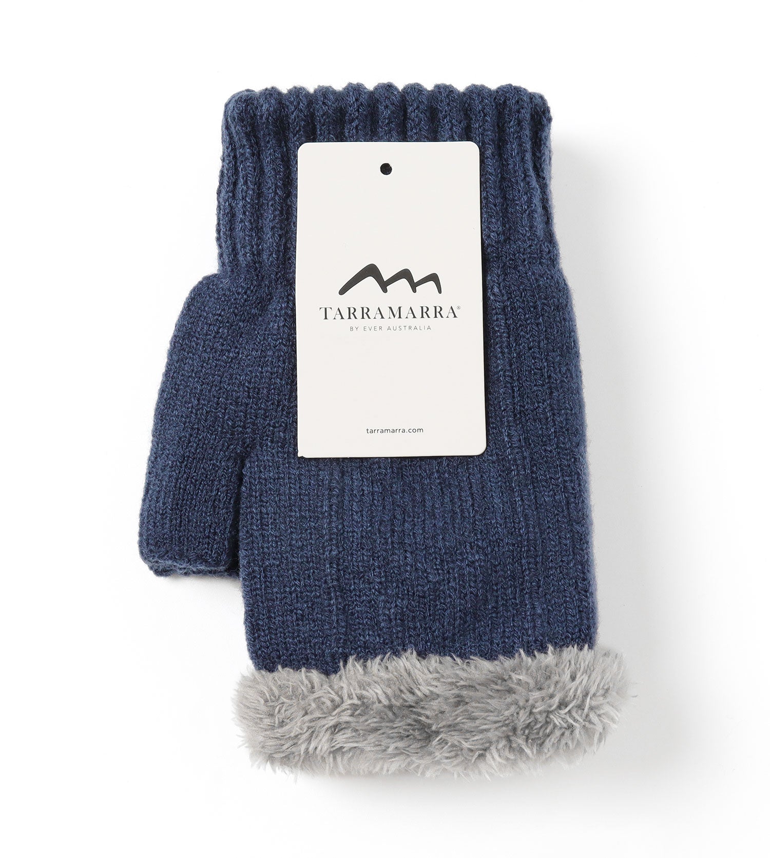 Fingerless Ultra Plush Knit Gloves
