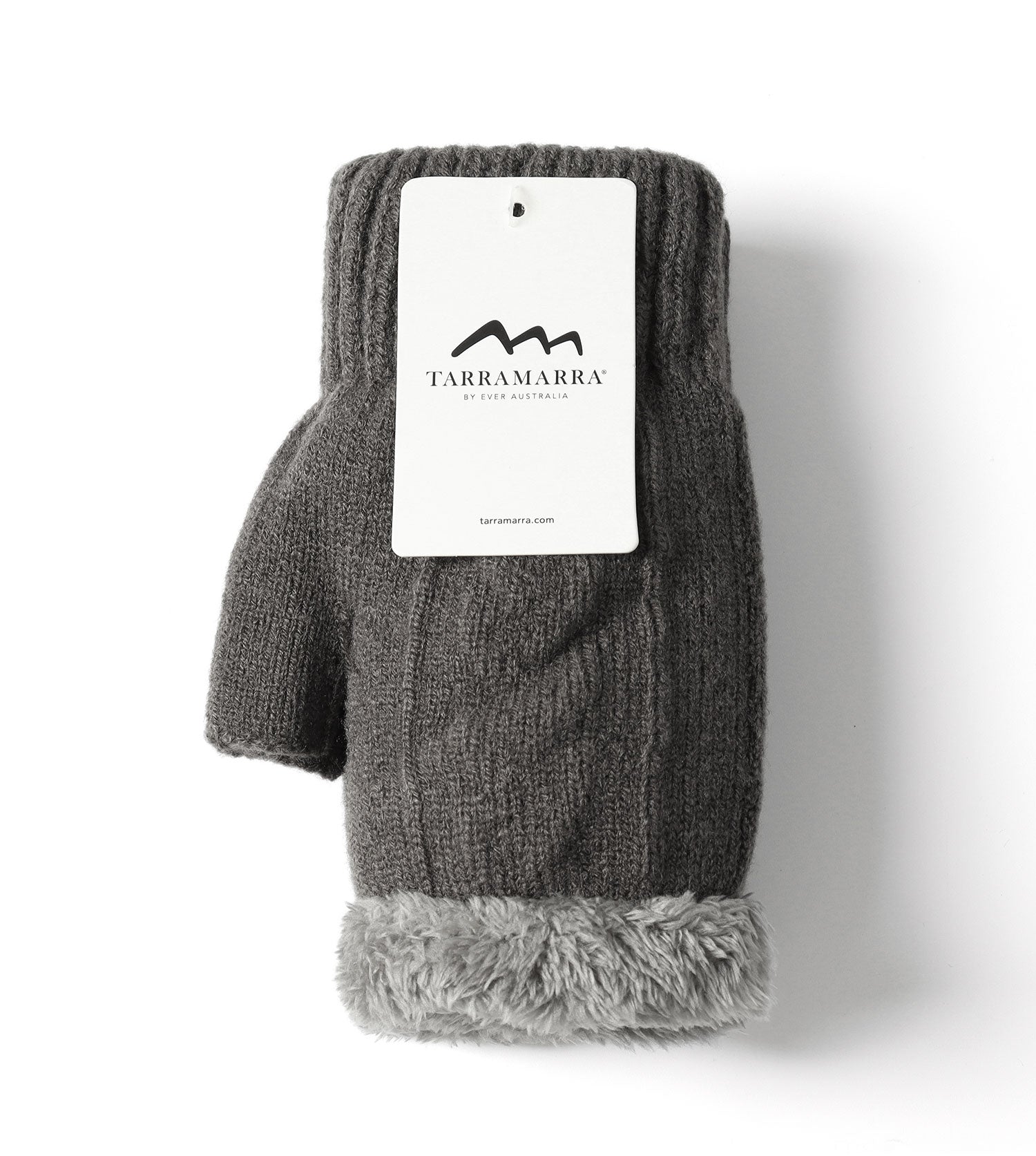 Fingerless Ultra Plush Knit Gloves