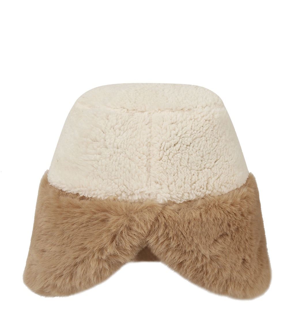 Fluffy Warm Bucket Hat