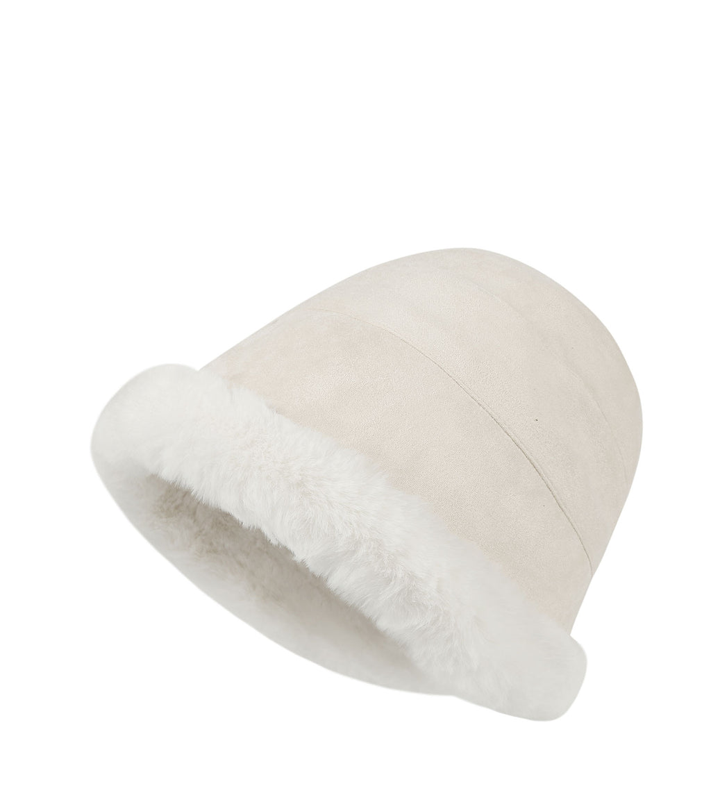 Fluffy Warm Bucket Hat