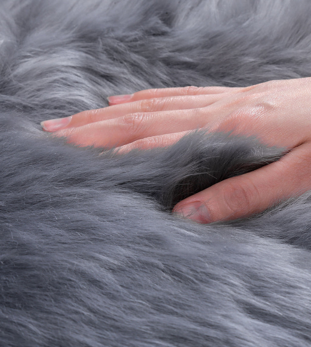 Single Long Wool Rugs 90cm