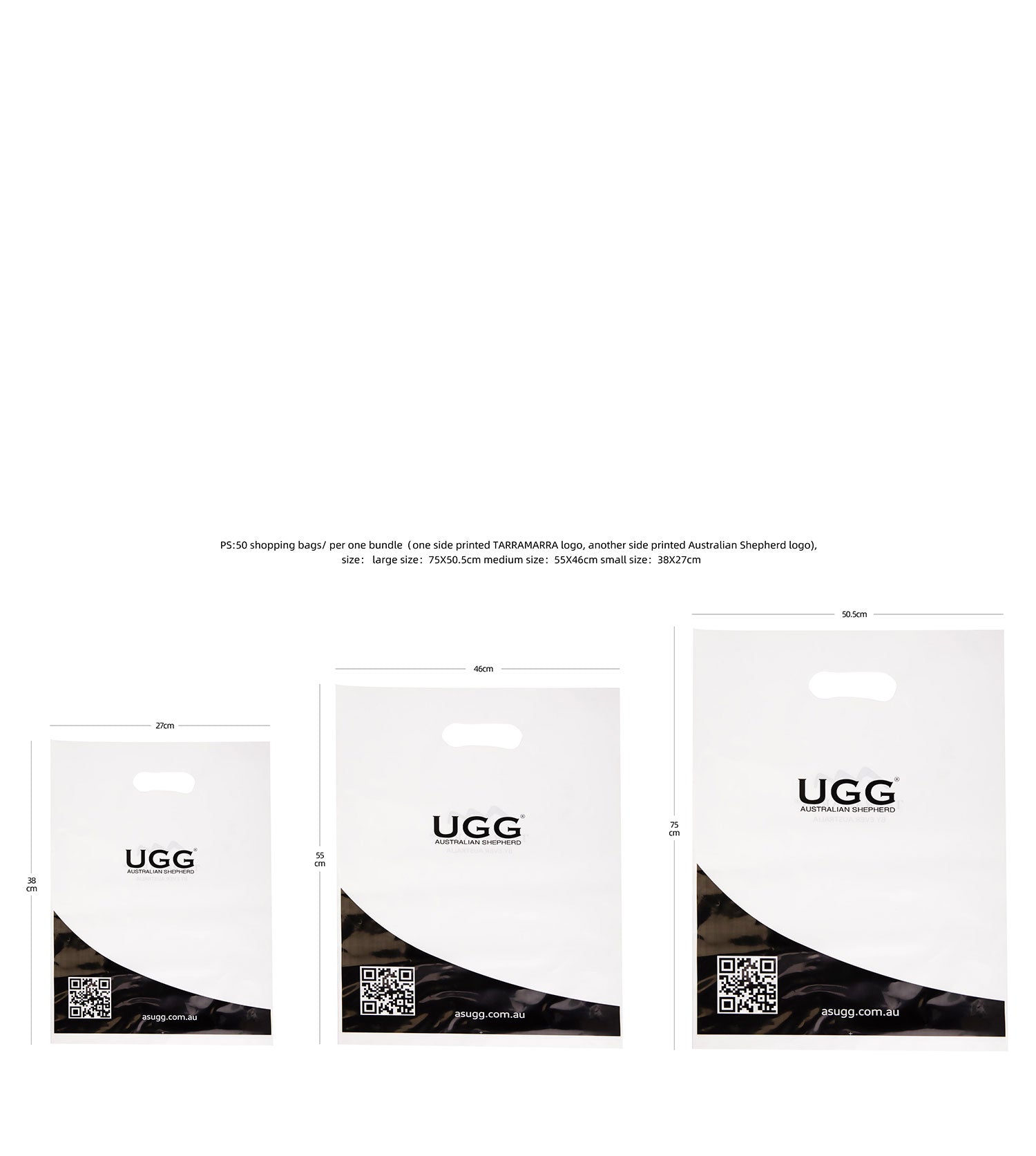 TA AS shopping bags bundle