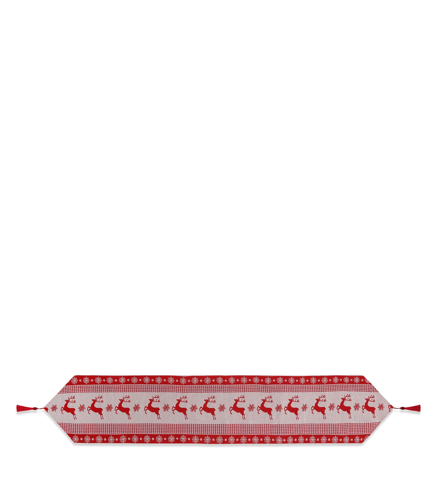 Christmas Deer amd Snowflake Table Runner