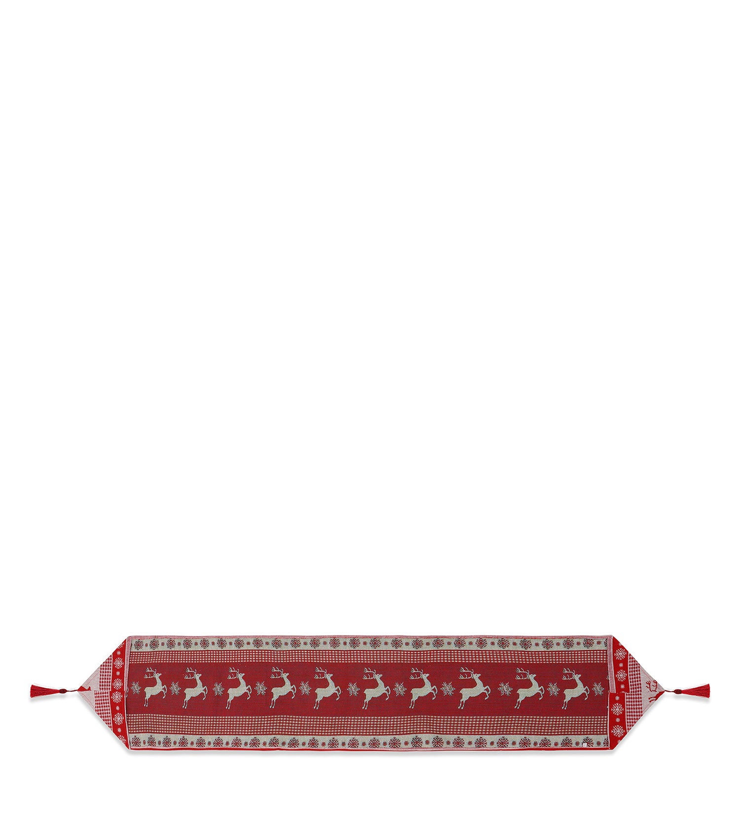 Christmas Deer amd Snowflake Table Runner