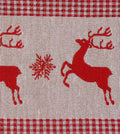 Christmas Deer amd Snowflake Table Runner
