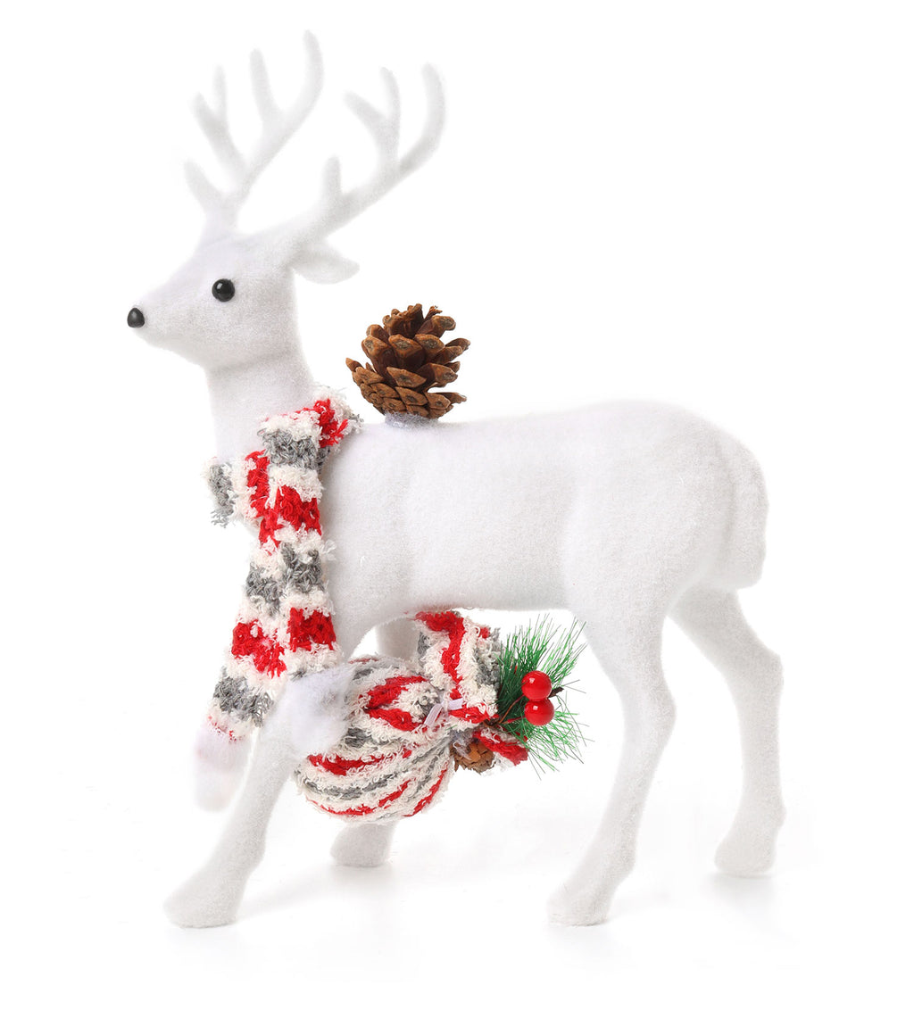 Chirstmas Toys Snow White Deer Dector