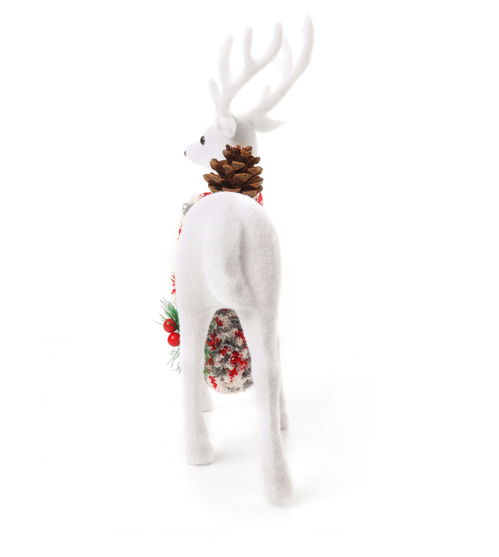 Chirstmas Toys Snow White Deer Dector