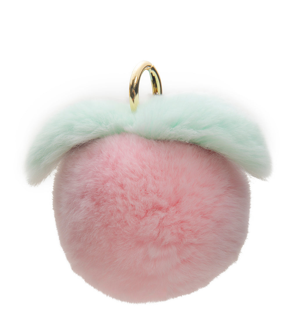 Plush Peach Keyring