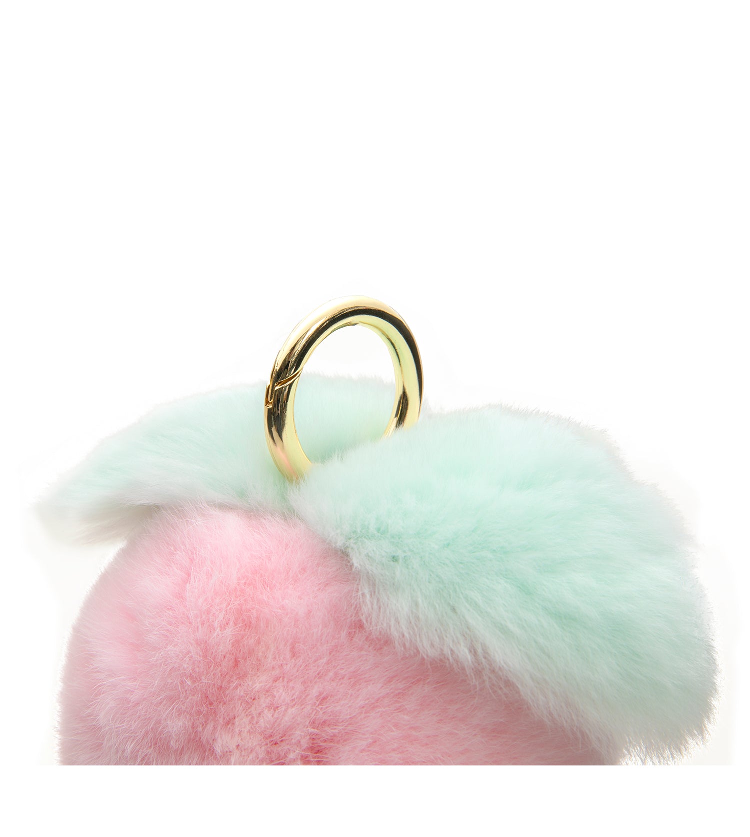 Plush Peach Keyring