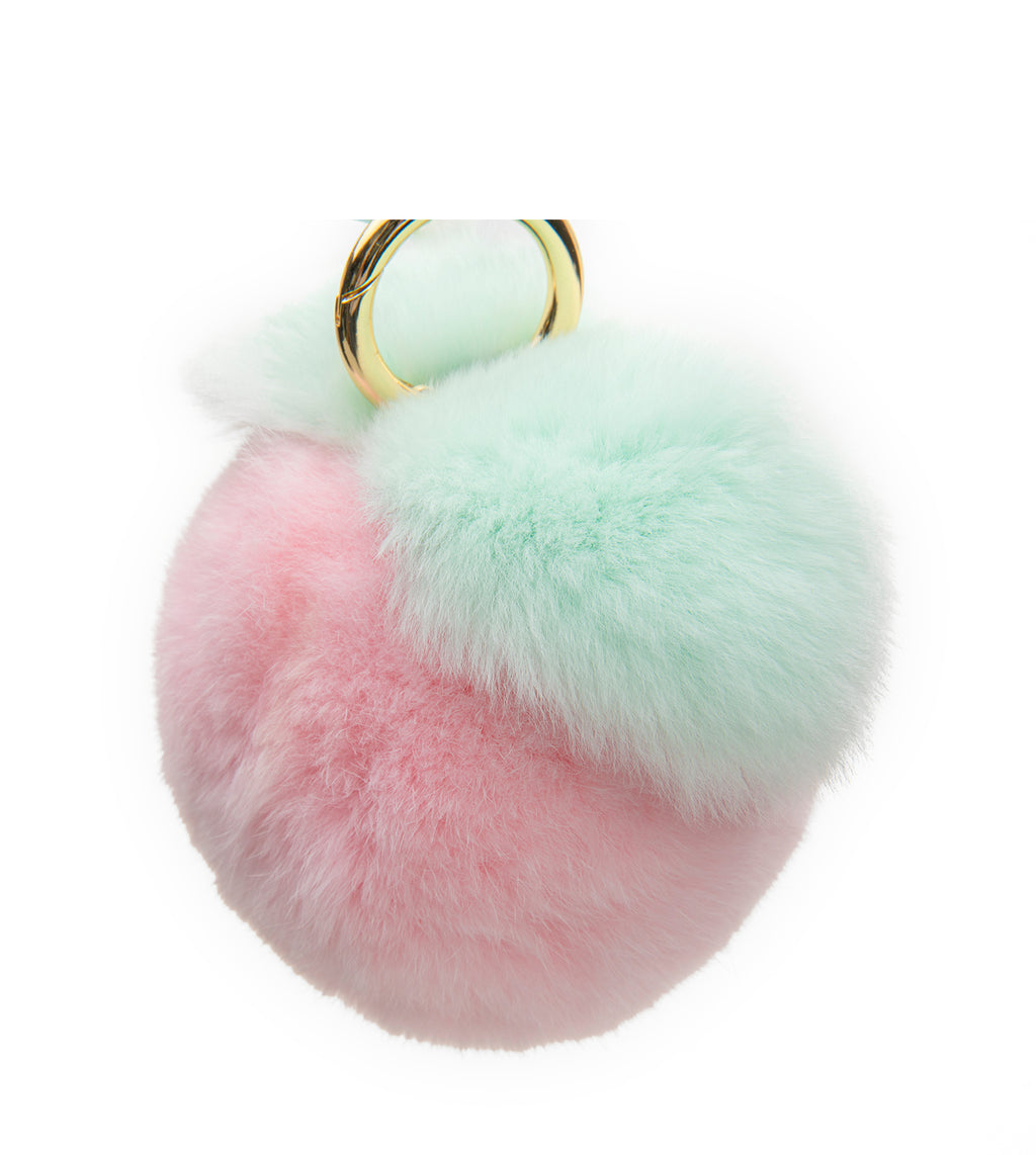 Plush Peach Keyring