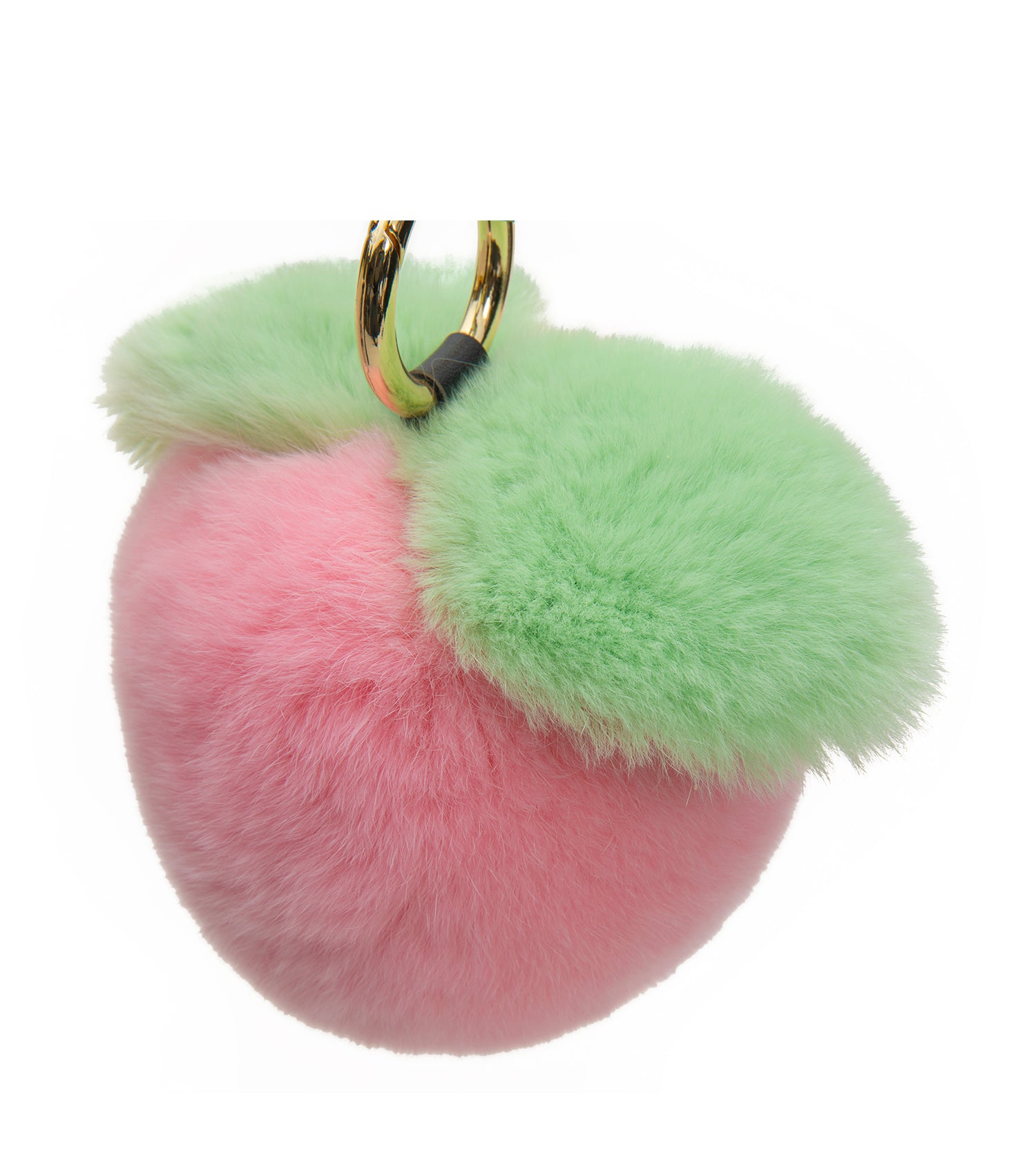 Plush Peach Keyring