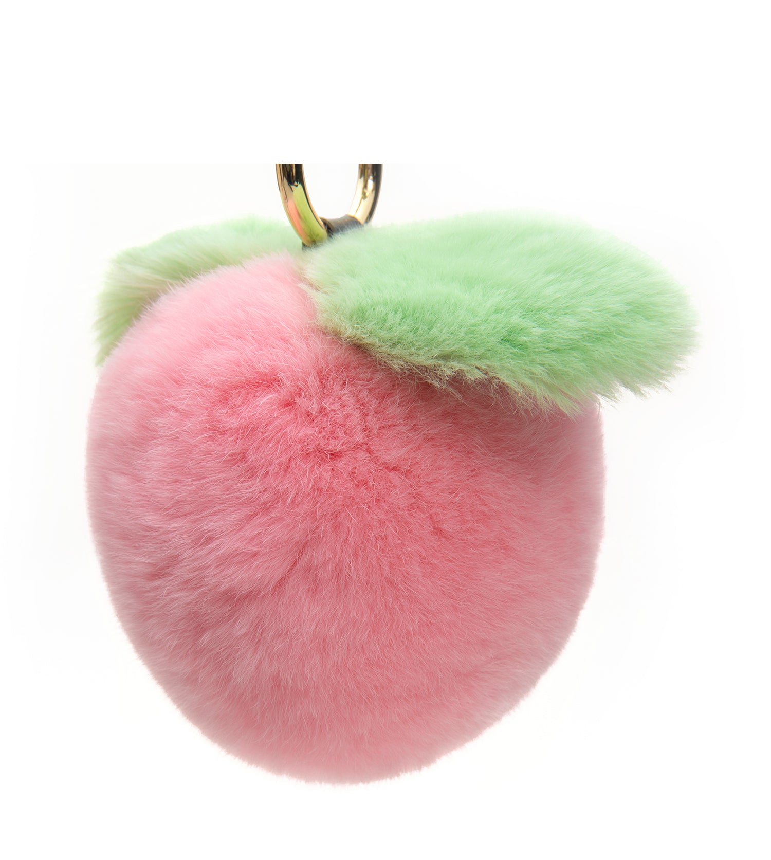 Plush Peach Keyring