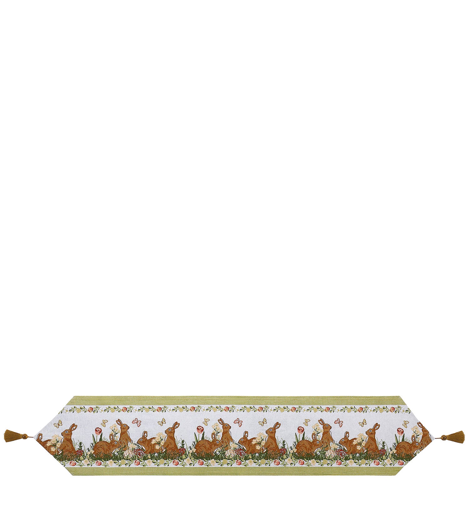 Jacquard Bunny Table Runner 180x33cm