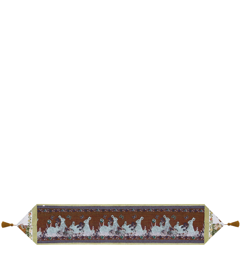 Jacquard Bunny Table Runner 180x33cm