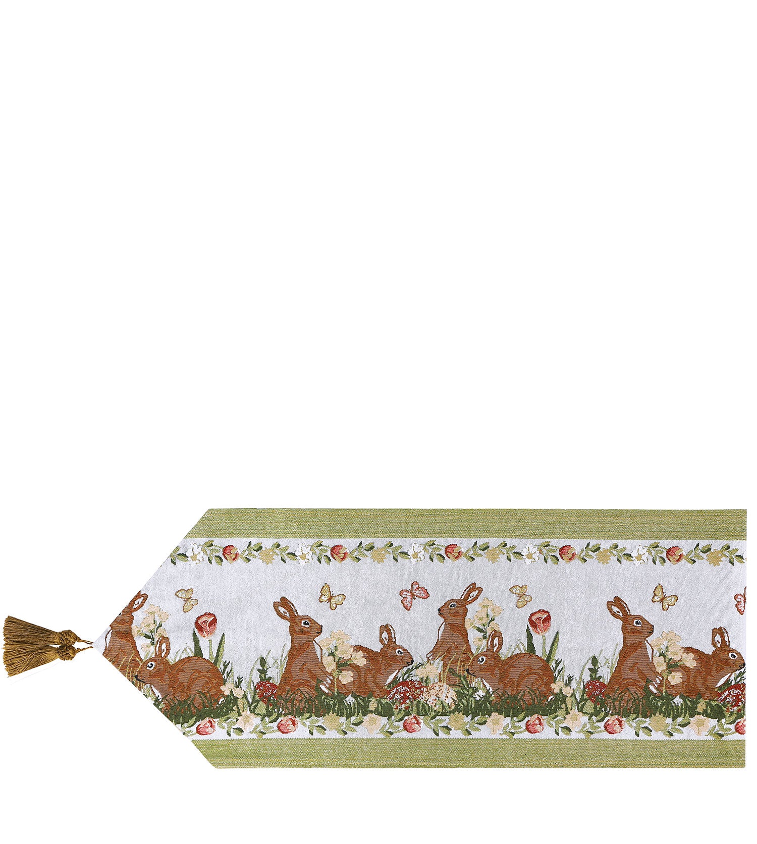 Jacquard Bunny Table Runner 180x33cm