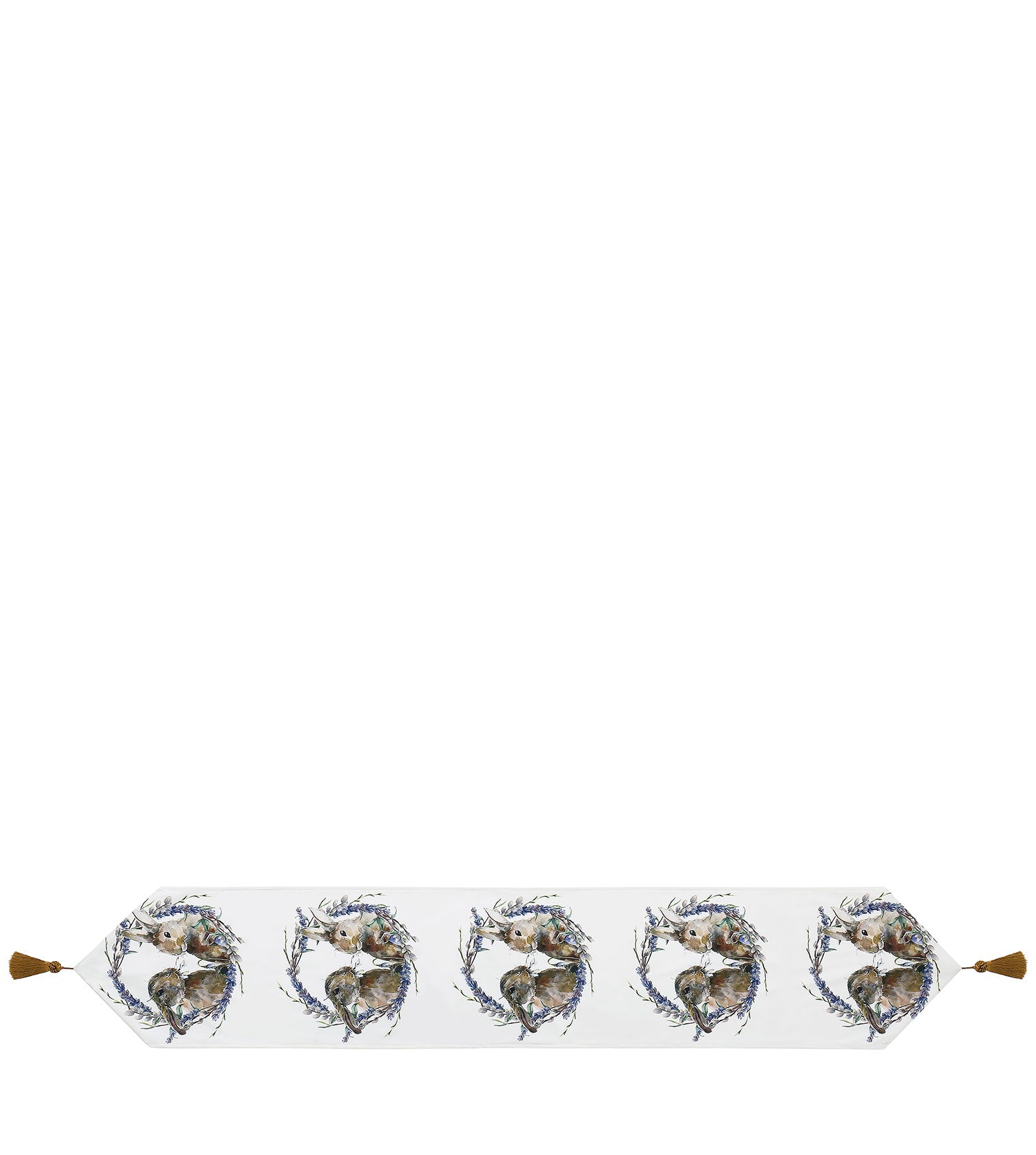Flannel Bunny Table Runner 180x33cm