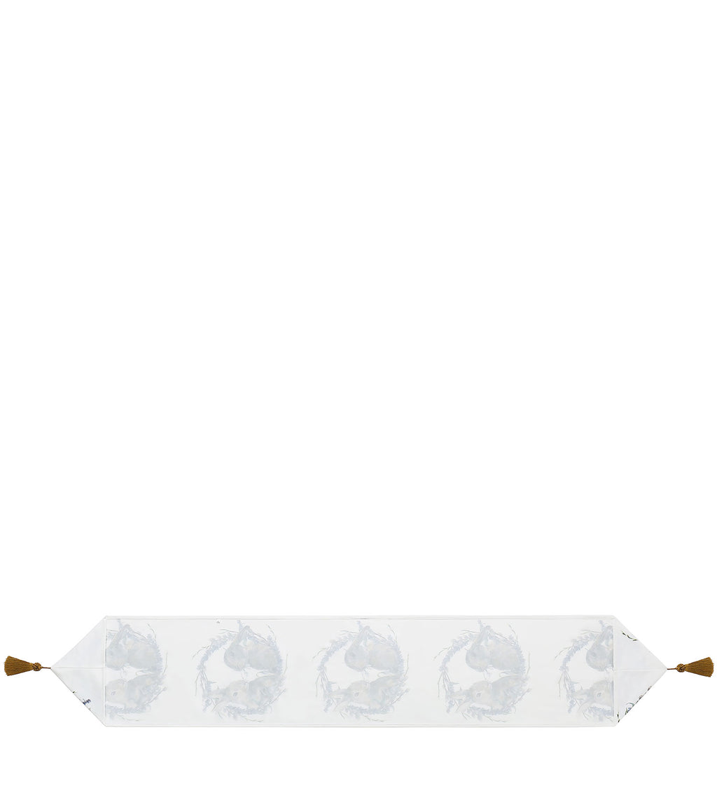 Flannel Bunny Table Runner 180x33cm