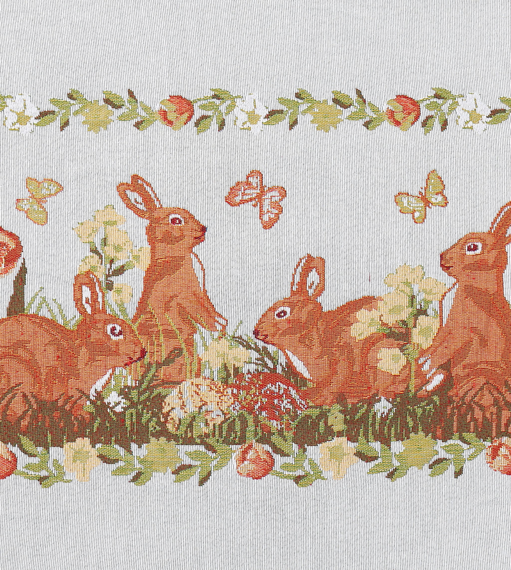 Jacquard Bunny Cushion 44x44cm