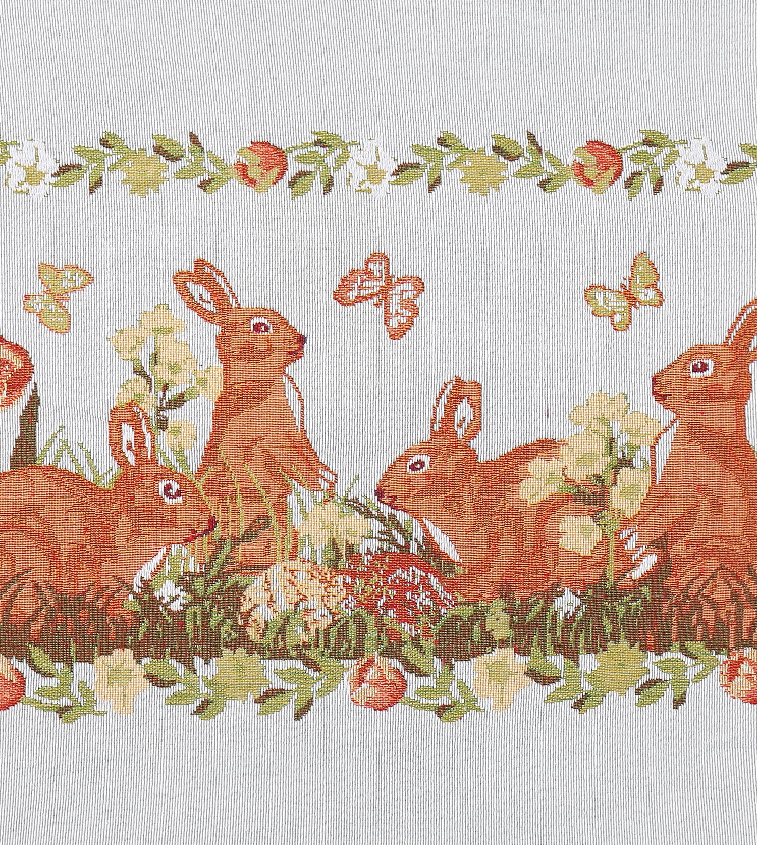 Jacquard Bunny Cushion 44x44cm