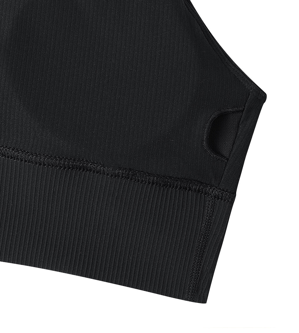 Flow Ribbed Sports Bra