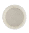Round wool seat cushion 33cm x 33cm