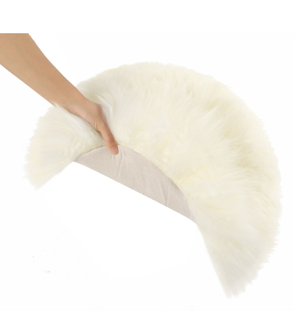 Round wool seat cushion 33cm x 33cm