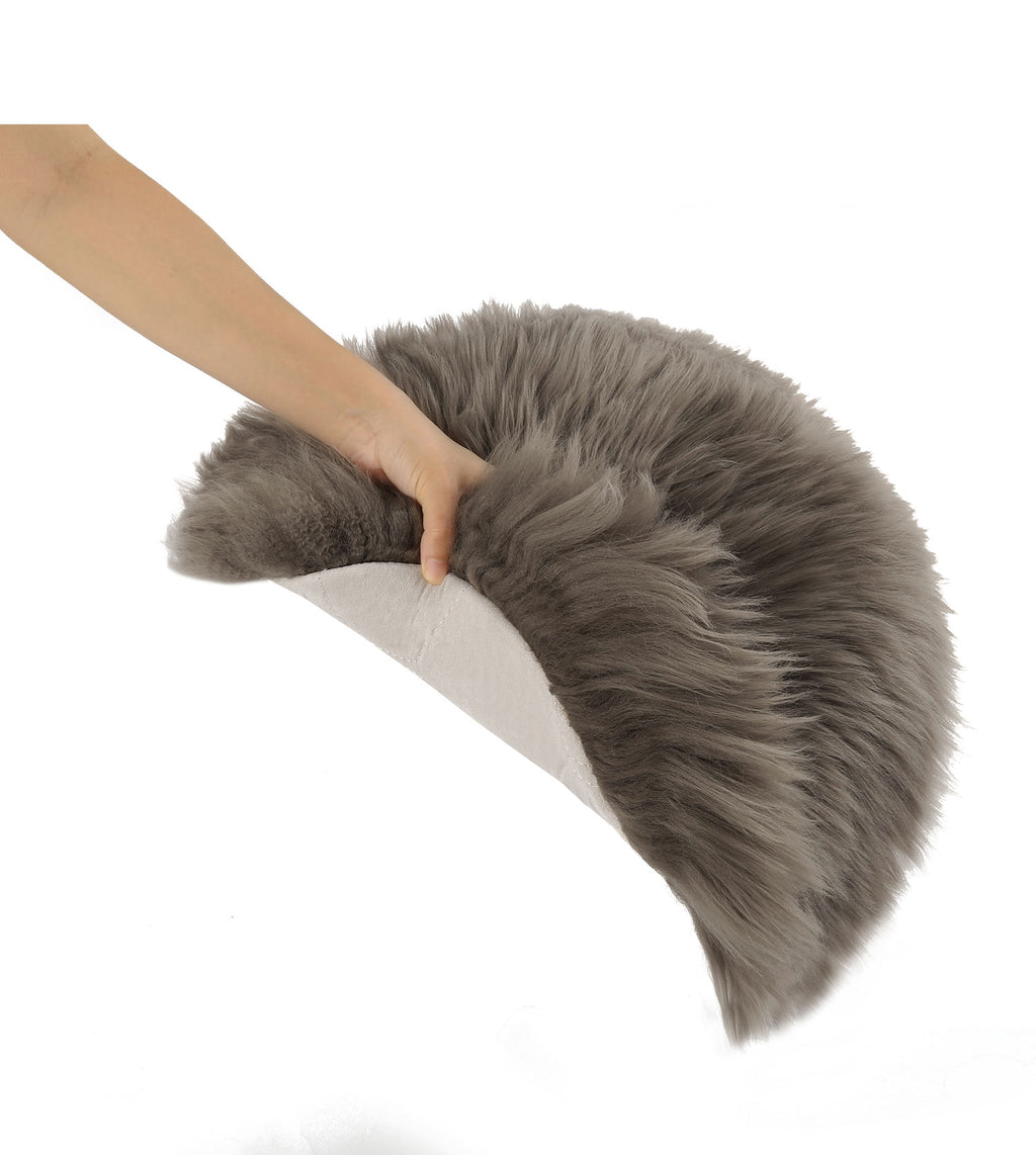 Round wool seat cushion 33cm x 33cm