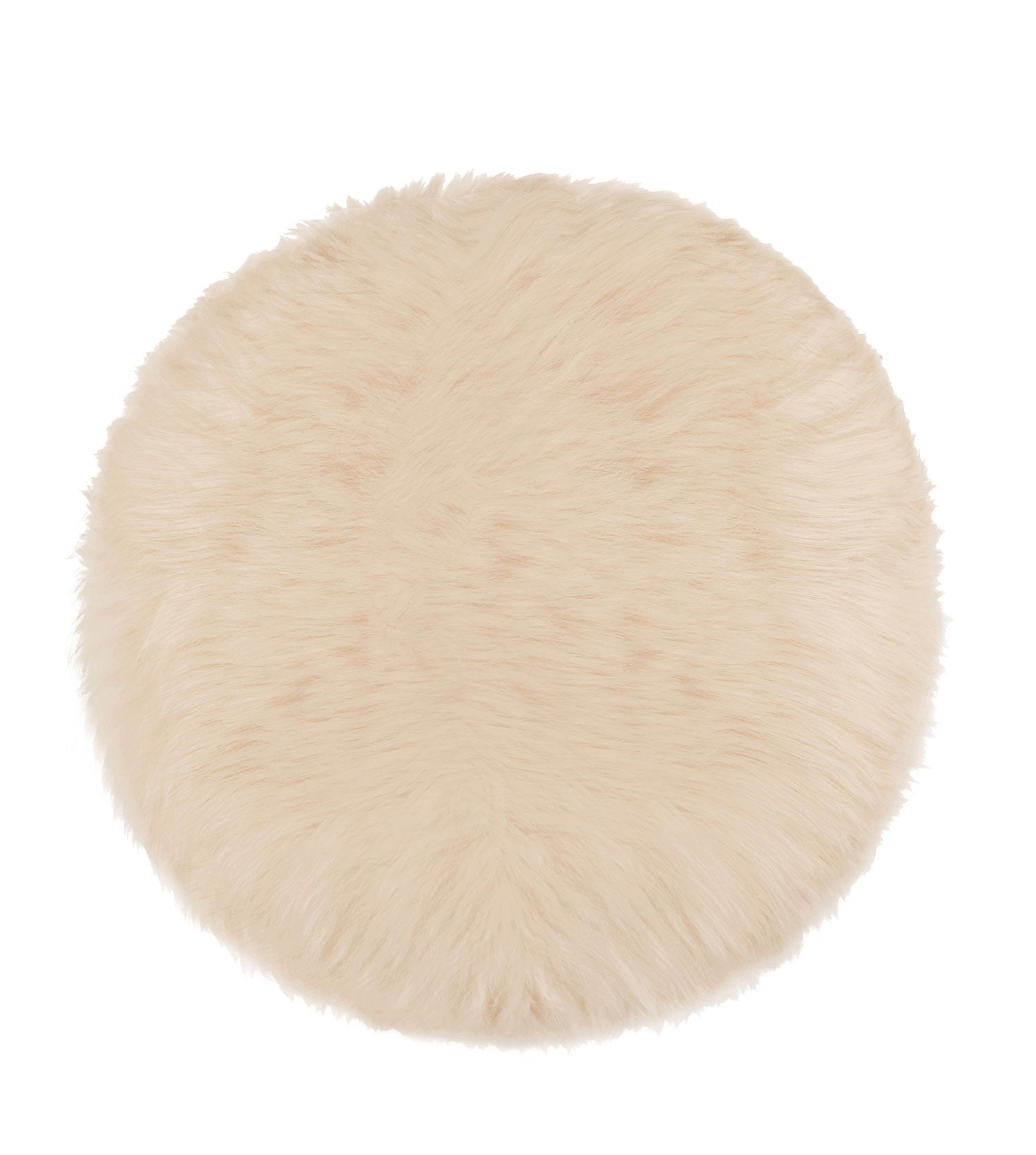 Round wool seat cushion 33cm x 33cm
