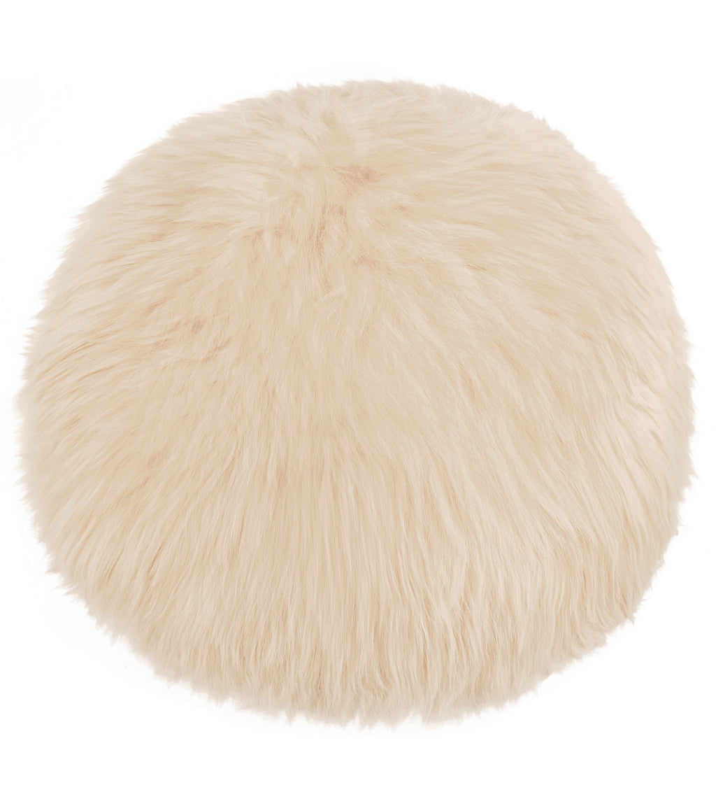 Round wool seat cushion 33cm x 33cm