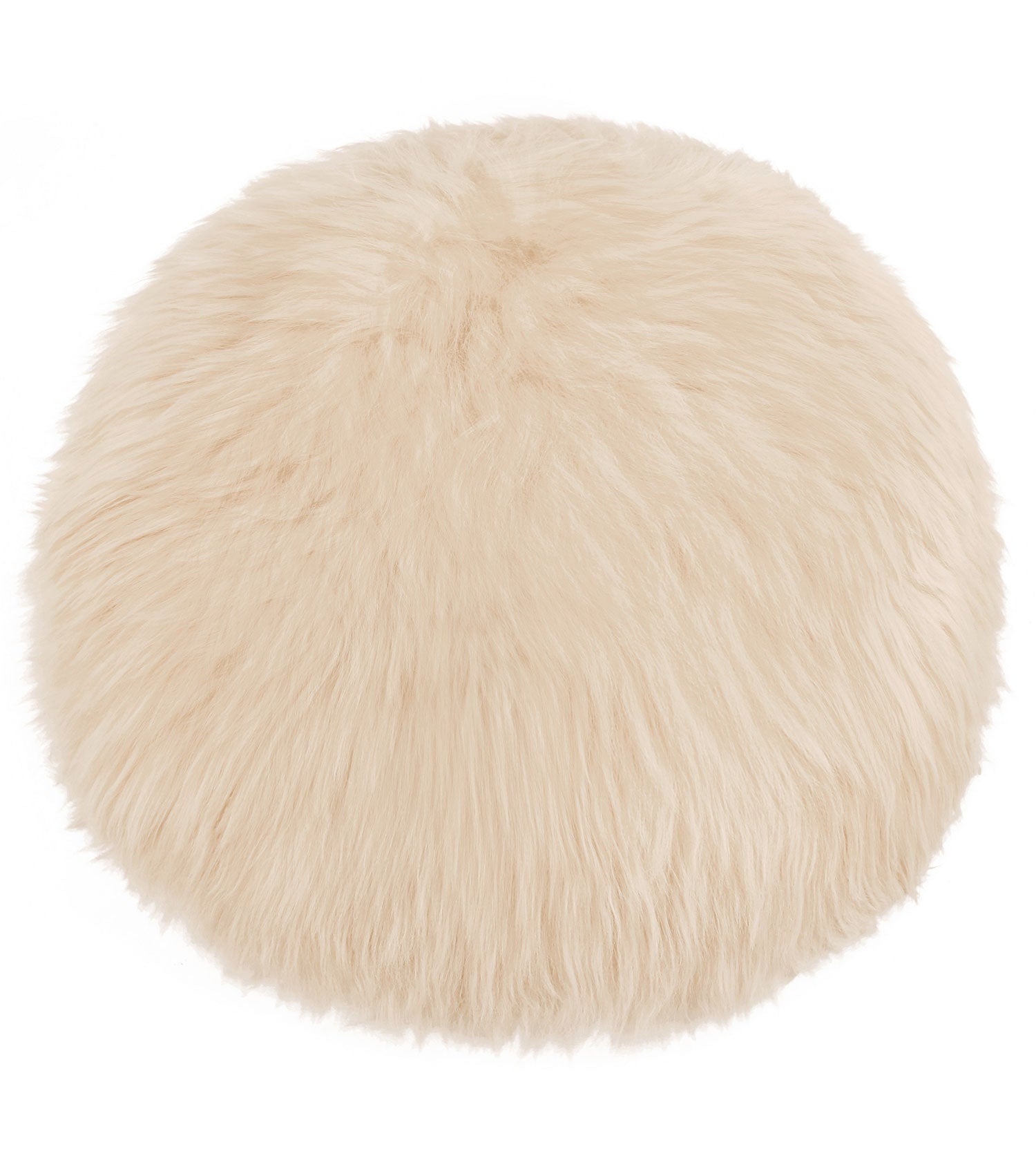 Round wool seat cushion 33cm x 33cm