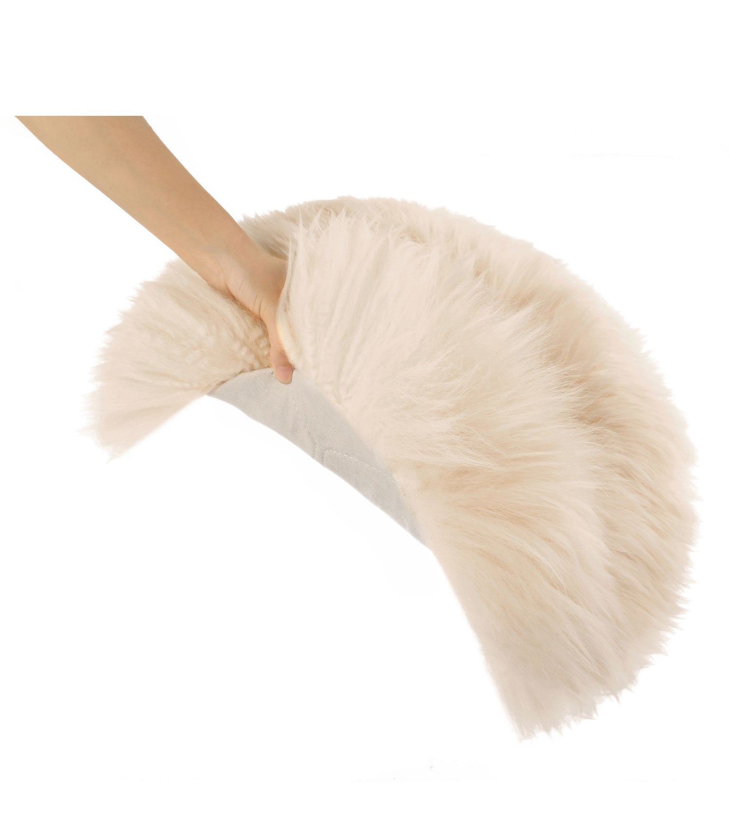 Round wool seat cushion 33cm x 33cm