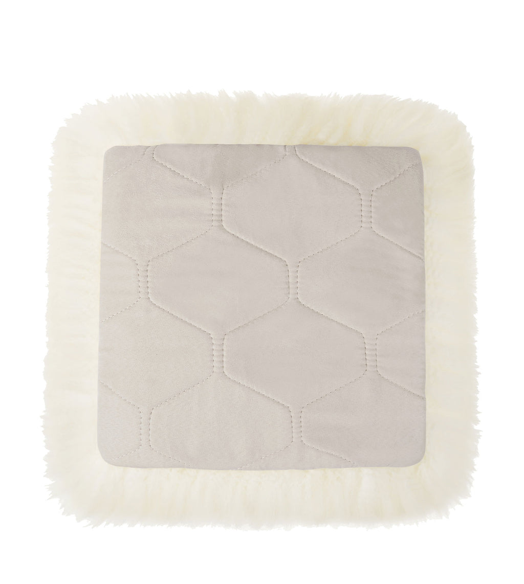 Square wool seat cushion 38cm x 38cm