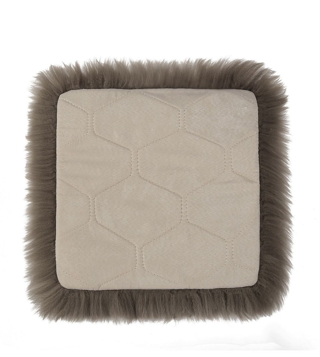 Square wool seat cushion 38cm x 38cm