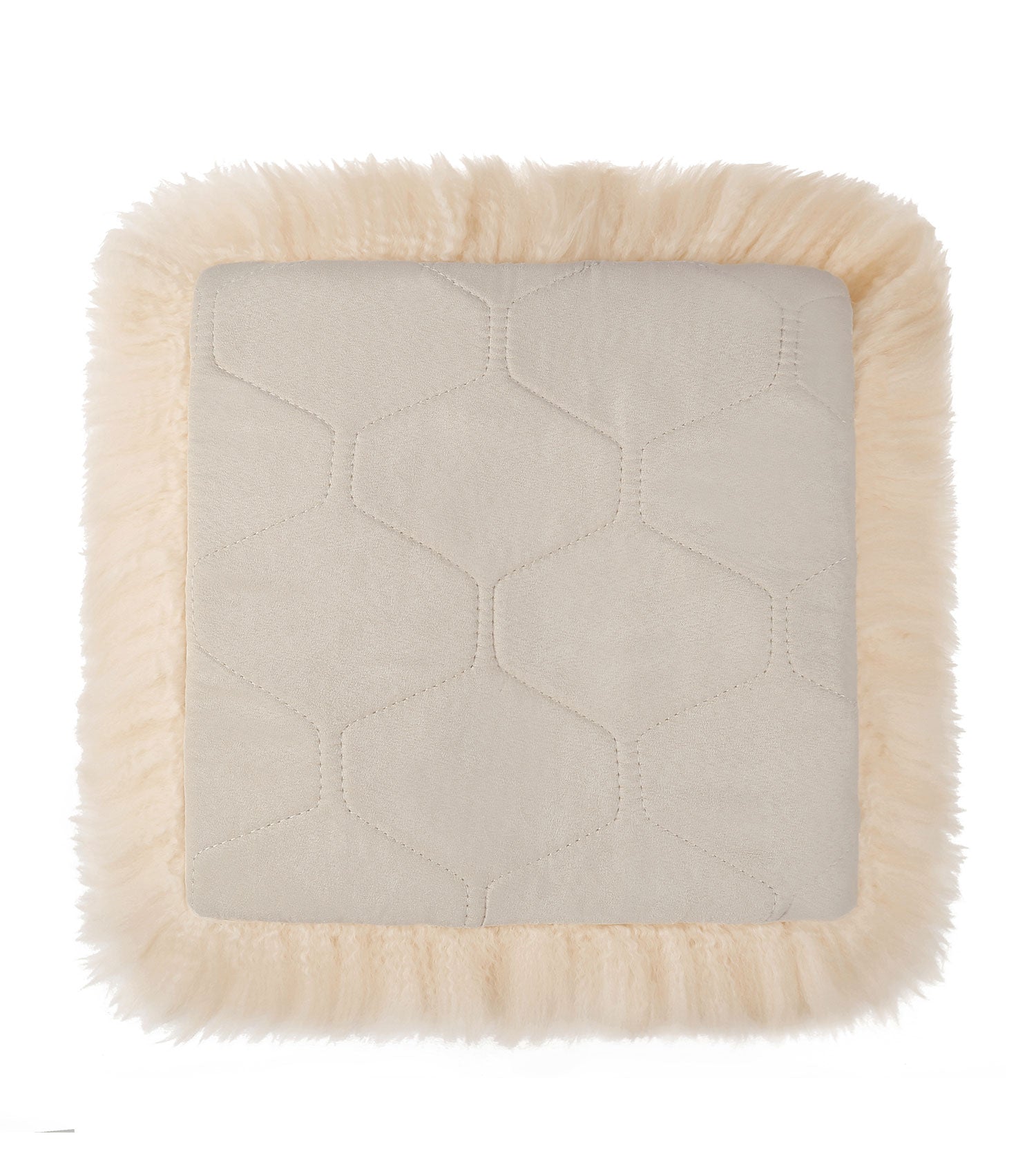 Square wool seat cushion 38cm x 38cm