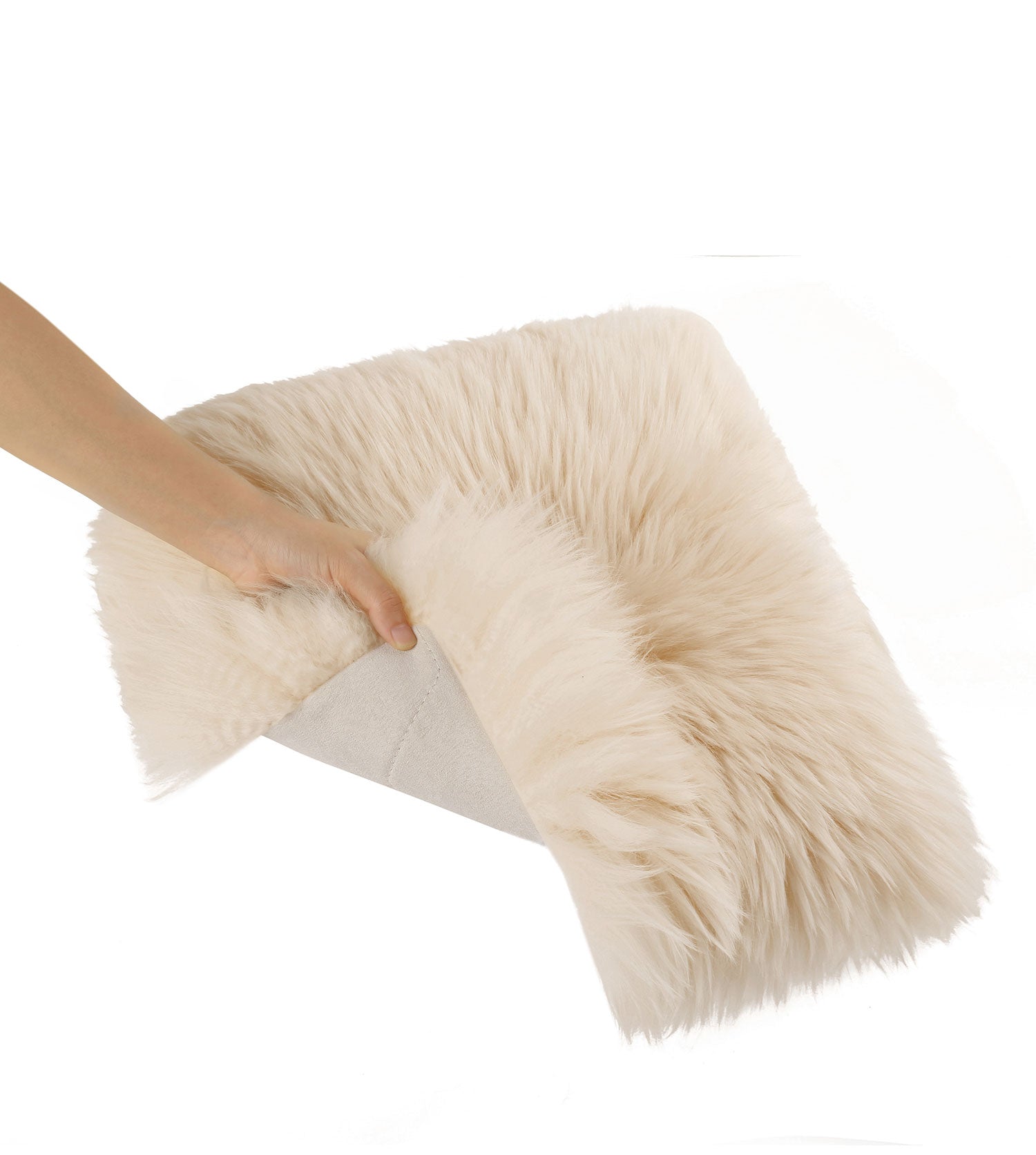 Square wool seat cushion 38cm x 38cm